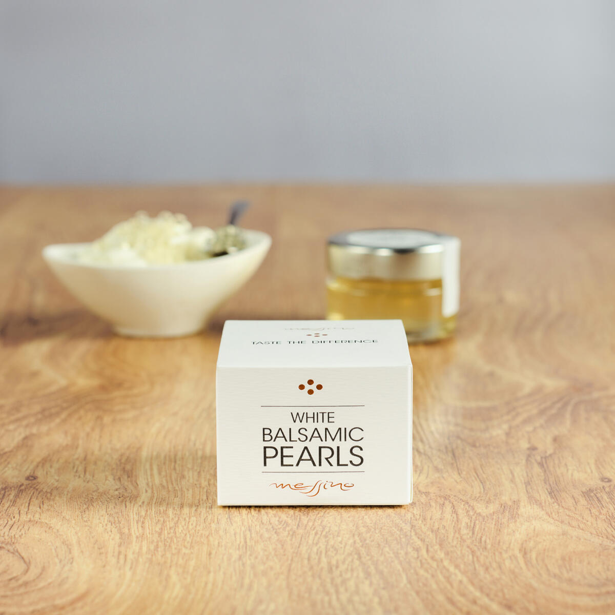 Weiße Balsamico Perlen